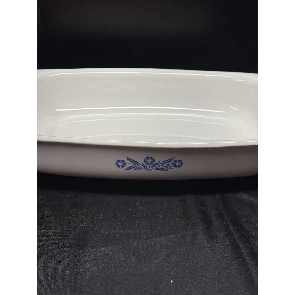 Corning Ware P- 21 BLUE CORNFLOWER BAKING DISH 13